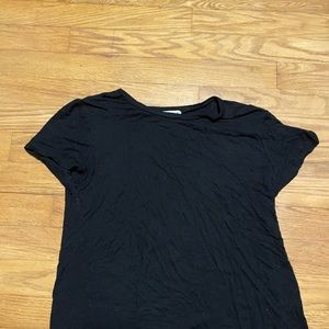 Plain black soft shirt